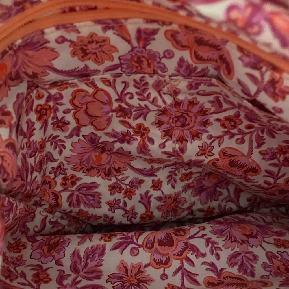Vera Bradley Crossbody Utility Bag Desert Flower Pink